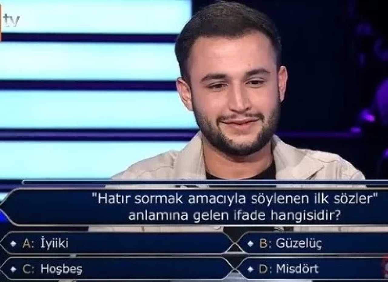 Hatır sormak amacıyla söylenen ilk sözler anlamına gelen ifade hangisidir?