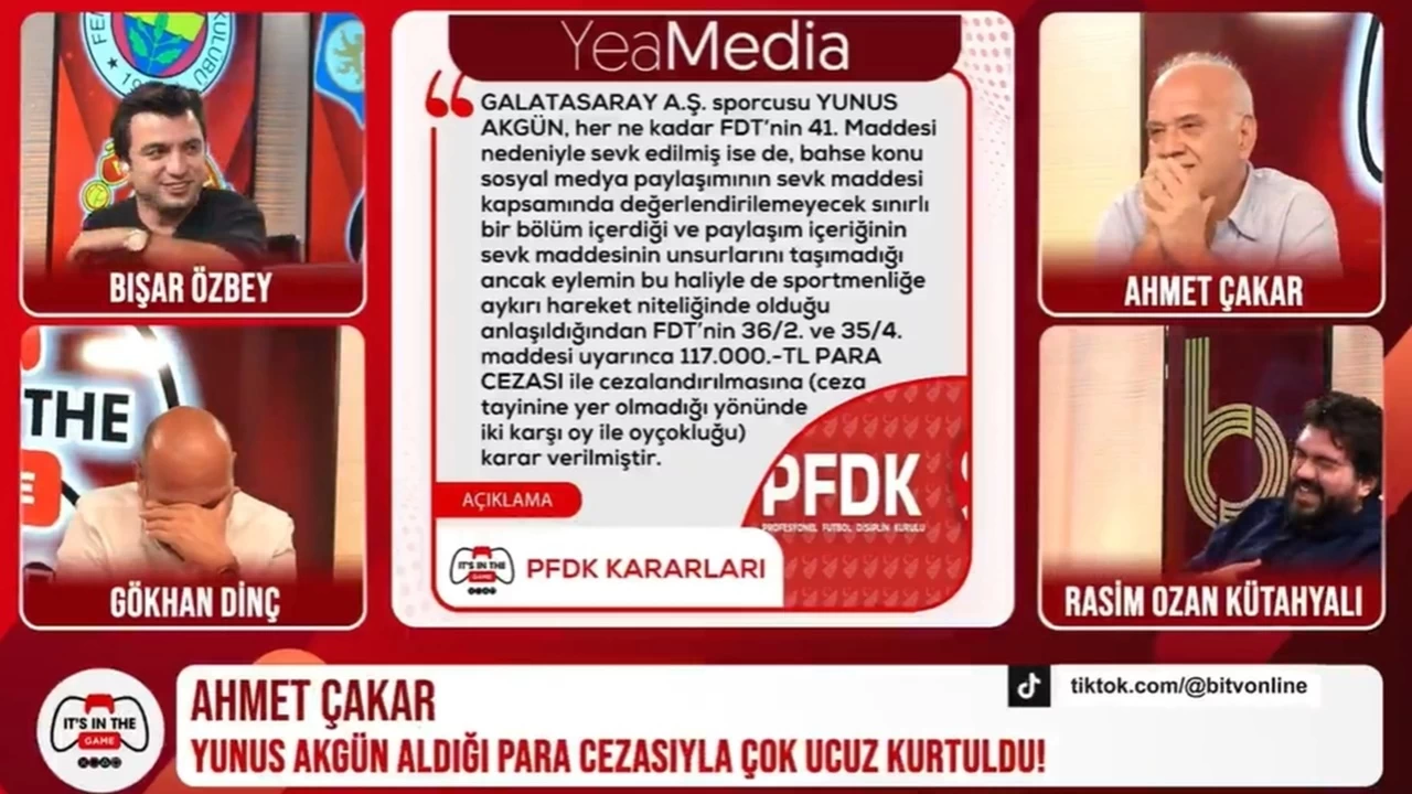 Ahmet Çakar’dan Yayını Bitiren Gaz! Stüdyo Kahkahaya Boğuldu