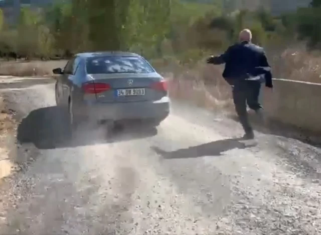 CHP'li Mahmut Tanal'ın Üzerine Emniyet Aracı Sürüldü! Polonez İşçi Eyleminde Gergin Anlar!