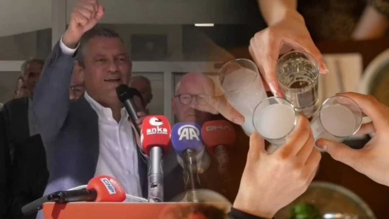 CHP gelince 1 litre rakı 140 lira olacak! Özgür Özel'den Dikkat Çeken Vaat