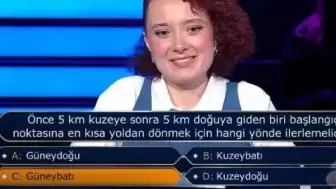 ‘5 Km Kuzeye, 5 Km Doğuya Giden Biri Hangi Yönde İlerlemesi Gerekir?’ İşte Doğru Yanıt ve Detaylar