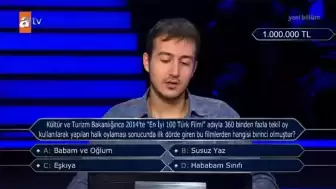 "Susuz Yaz" Neden Türkiye’nin En İyi Filmi Seçildi? Kim Milyoner Olmak İster’de Milyonluk Sorunun Yanıtı!