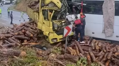 Zonguldak’ta Feci Kaza! Yolcu Otobüsü ile Tomruk Yüklü Kamyon Çarpıştı, 2 Ölü, 23 Yaralı!