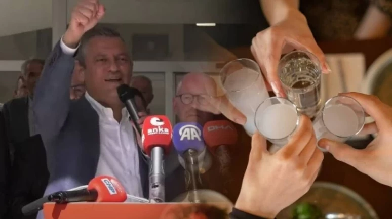 CHP gelince 1 litre rakı 140 lira olacak! Özgür Özel'den Dikkat Çeken Vaat