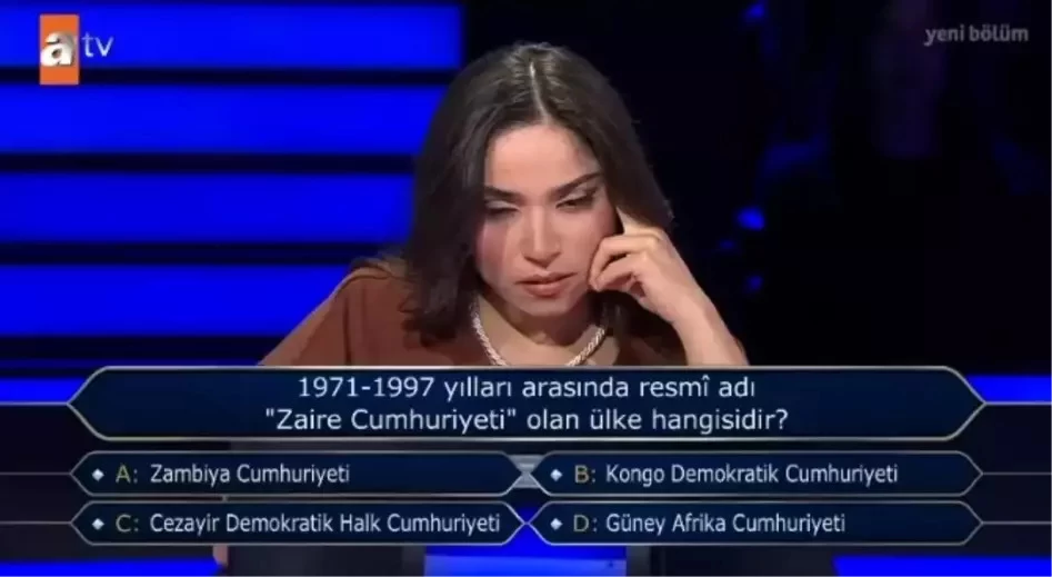 1971-1997 Yılları Arasında Resmi Adı "Zaire Cumhuriyeti" Olan Ülke Hangisidir?