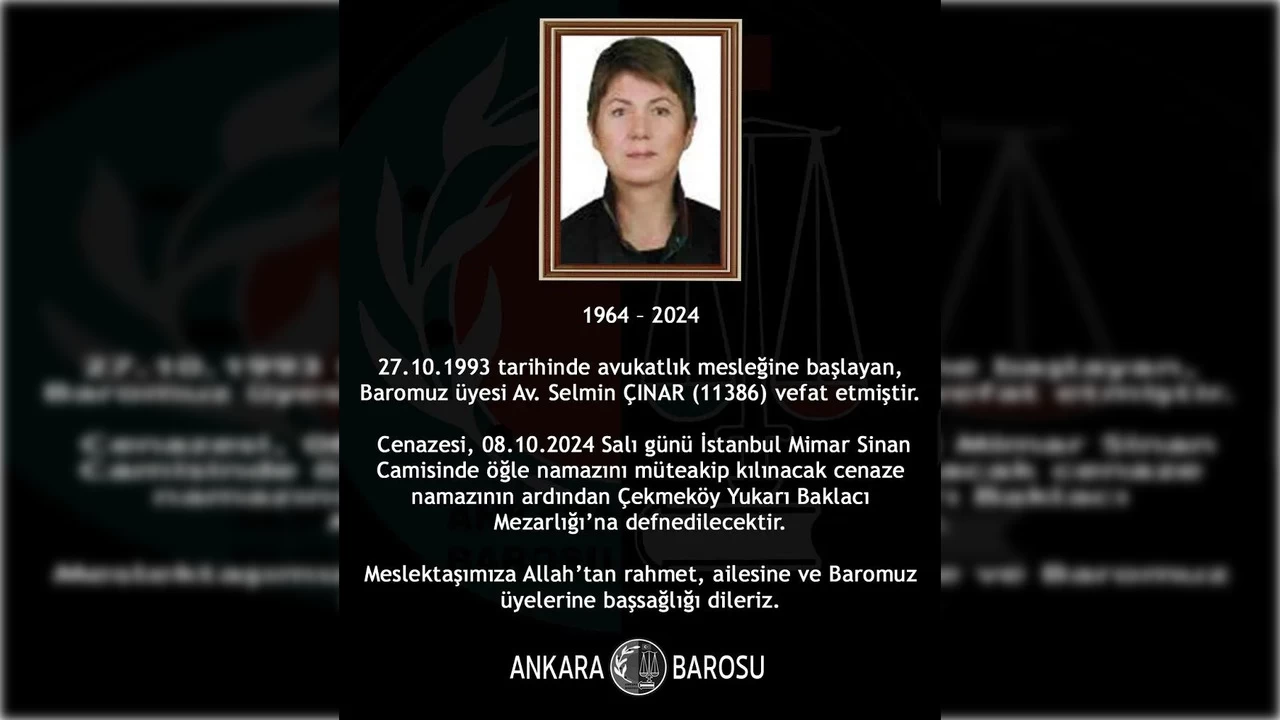 Avukat Selmin Çınar Öldü Mü, Hastalığı Neydi, Kaç Yaşında, Evli Mi, Kimdir?